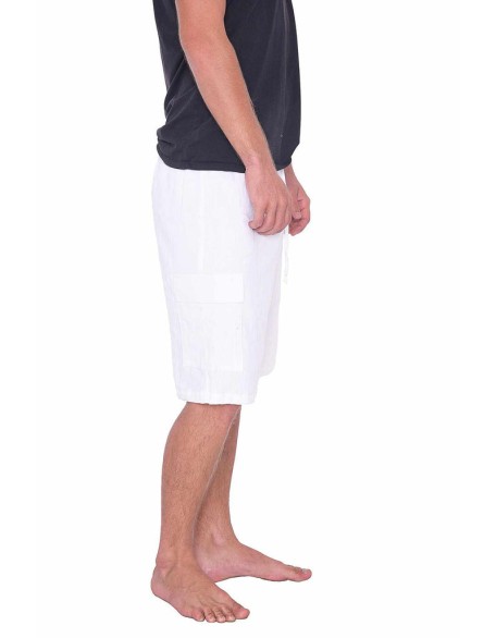 COMFY LOOSE WHITE COTTON SHORTS