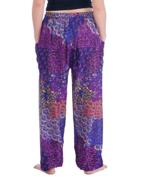 Colorful Harem Pants with Drawstring