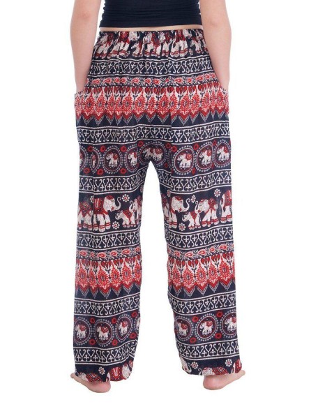 Flowy Elephant Drawstring Pants