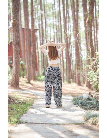 Elephant Harem Pants with Drawstring