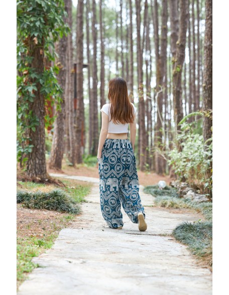 Elephant Harem Pants with Drawstring