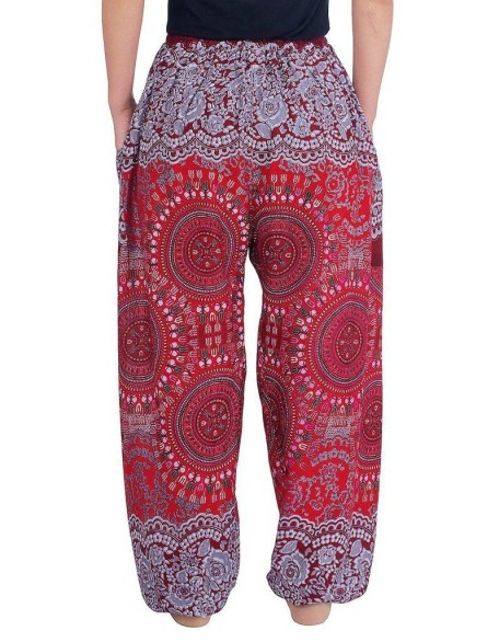 Mandala Harem Pants with Drawstring