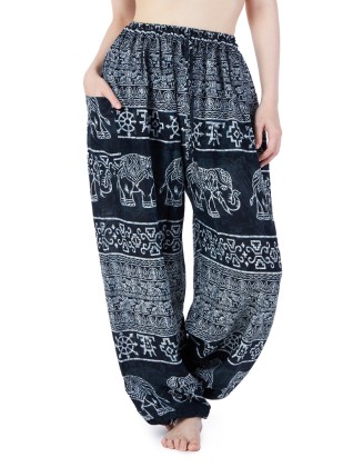 Elephant Harem Pants with Drawstring