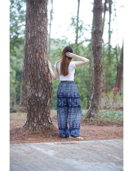 Elephant Harem Pants with Drawstring