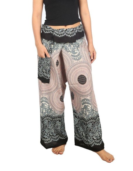 Mandala Fisherman Yoga Pants