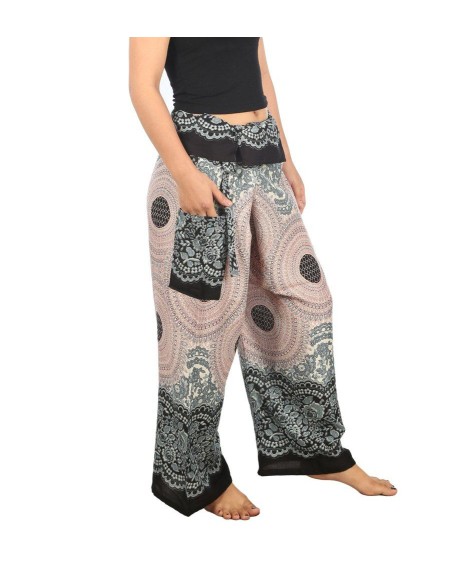 Mandala Fisherman Yoga Pants