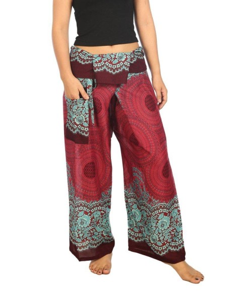 Mandala Fisherman Yoga Pants