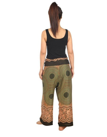 Mandala Fisherman Yoga Pants