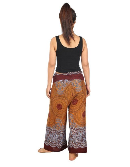 Mandala Fisherman Yoga Pants