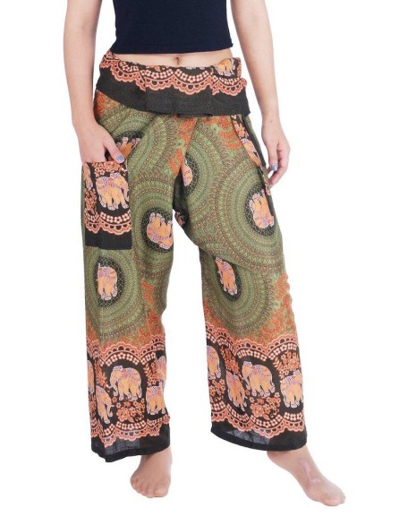 Thai Fisherman Pants Elephant Print