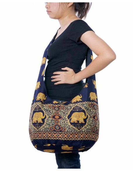 Elephant Crossbody Bag Dark Blue