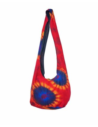 Orange Blue Sling Purse