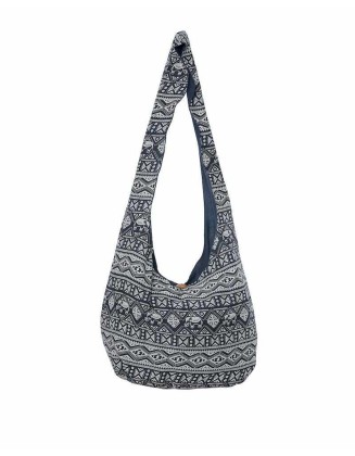 Black Print Shoulder Bag