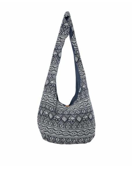 Black Print Shoulder Bag