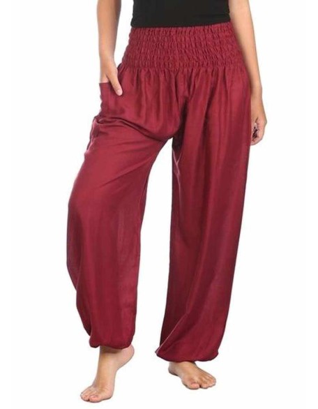 Solid Harem Pants