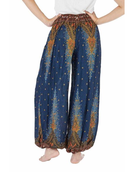 Peacock Jenny Harem Pants - Dark Blue