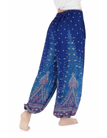 Blue Harem hippie Trousers