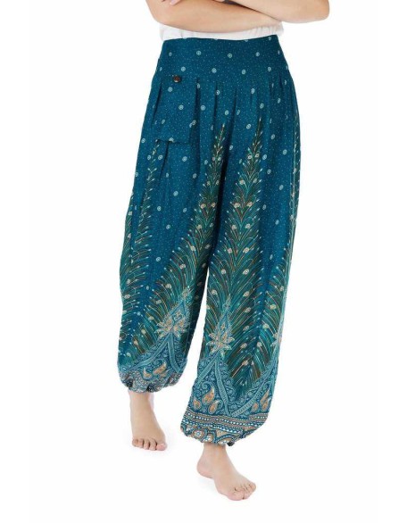 Girls Bohemian Pants - Teal