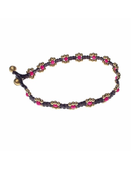 Beaded Flower Anklet