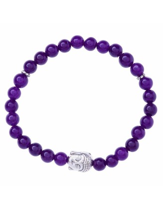 Stretchy Buddha Head Bracelet