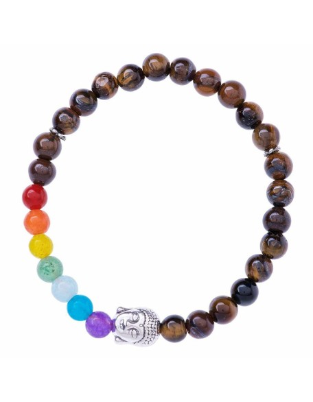 Stretchy Buddha Head Bracelet