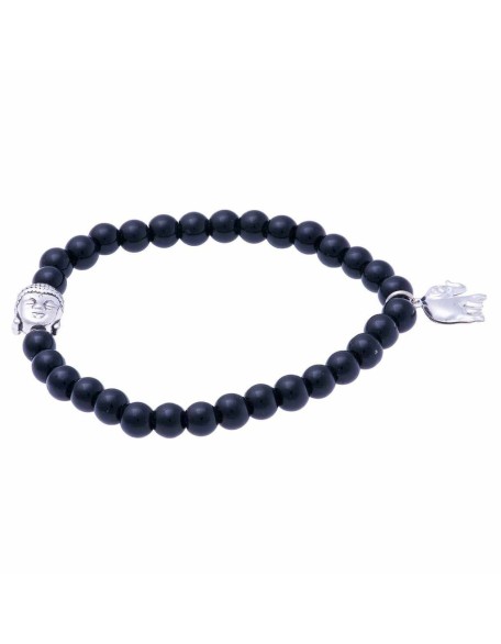 Stretchy Buddha and Elephant Bracelet