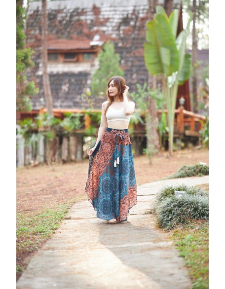 LONG MANDALA MAXI SKIRT