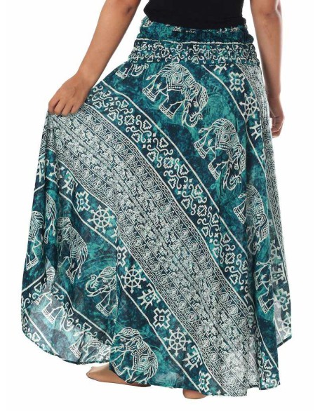 GYPSY TEAL MAXI SKIRT